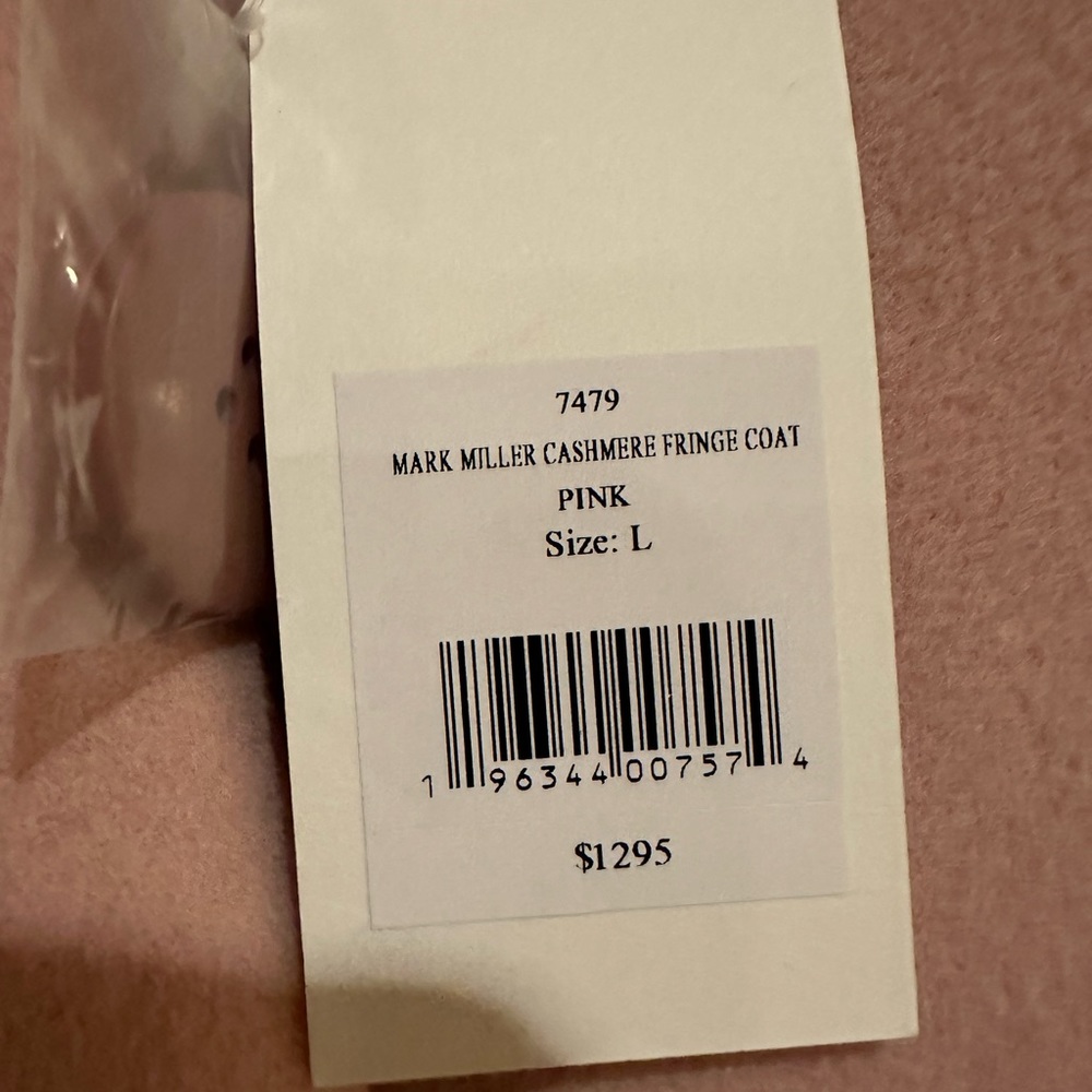 NWT LoveShackFancy beautiful knee-length, 100% cashmere coat - Picture 8 of 9